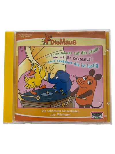 Die Sendung mit der Maus Kindermusik CD Lieder Mitsingen ab 3 Jahren