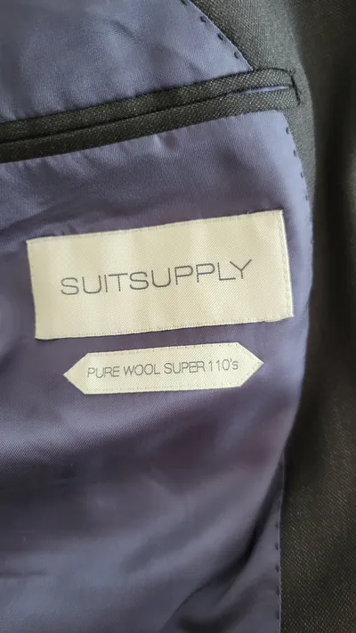 Suitsupply Herren Anzug Business Grau Gr. 50/L