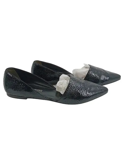 Kennel & Schmenger D'Orsay Slipper Damen Leder Schwarz Gr. 41 Elegant