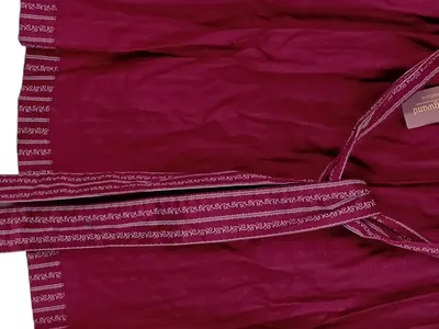 Lieblingsgwand Dirndl Schürze Damen 36/S Rot Traditionell Florales Muster 58cm