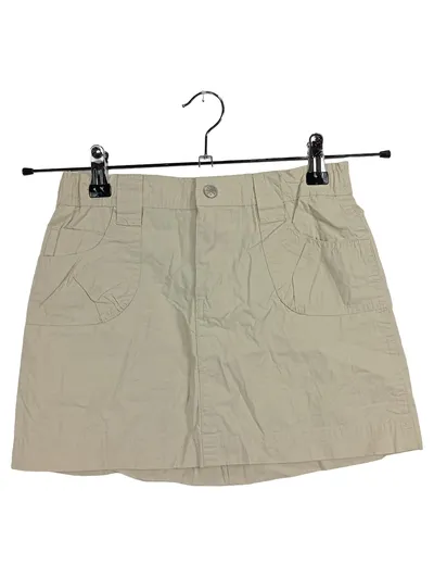 Vertbaudet Mädchen Minirock Beige Gr. 150/152 Baumwolle Casual