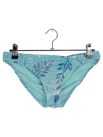 Seafolly Damen Bikini Blau Blumenmuster Gr. 38 M Maritim