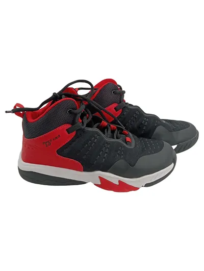 TARMAK Basketballschuhe Kinder Gr. 38 Schwarz Rot Sportlich Force Lock 2.0