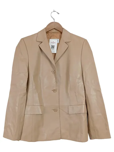 Basler Blazer Damen Klassisch Beige Polyurethan Gr. 36 S Business Elegant