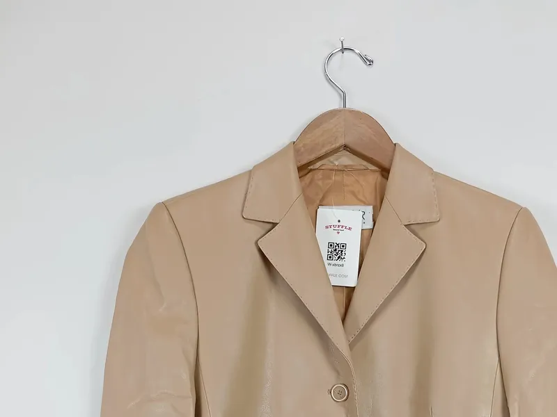Basler Blazer Damen Klassisch Beige Polyurethan Gr. 36 S Business Elegant 3