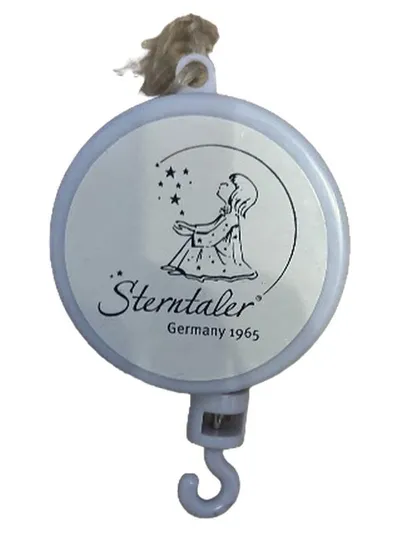 Sterntaler Spieluhr Anhänger Baby Mobile Weiß Kunststoff Germany 1965