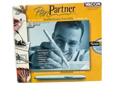 Wacom PenPartner CT-0405-S Eingabestift Grafikstift Tablet Stift Türkis