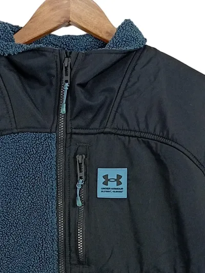 Under Armour Herren Trainingsjacke Sportlich Petrol Gr. L Polyester