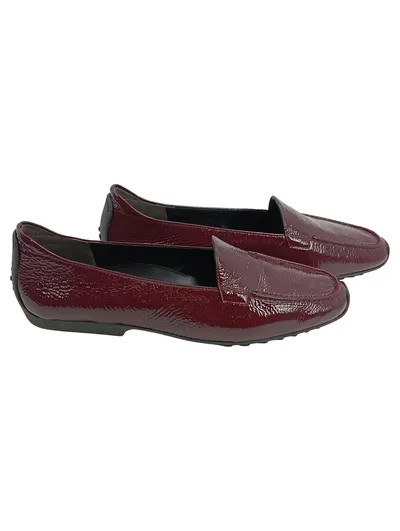 Kennel & Schmenger Loafer Slipper Damen Rot Lackleder Gr. 41 Klassisch