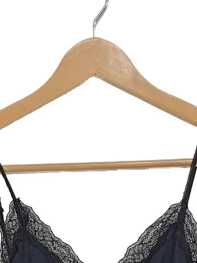 Zara Damen Unterwäsche Set Lingerie Spitze Träger Schwarz S