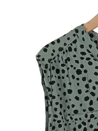 Apricot Damen Freizeitkleid Grün Tierdruck Casual Gr. 42;XL 4