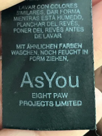 ASYOU Damen Crop Top ärmellos Freizeit Viskose Braun Gr. 36/S
