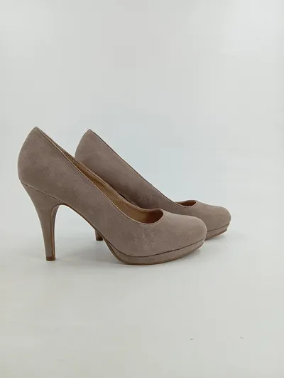 Van der Laan Damen Pumps Gr. 40 Beige Elegant Stiletto