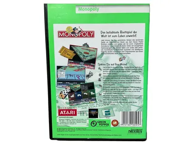 Monopoly PC CD-ROM Green Pepper Vollversion Deutsch Atari Würfelspiel