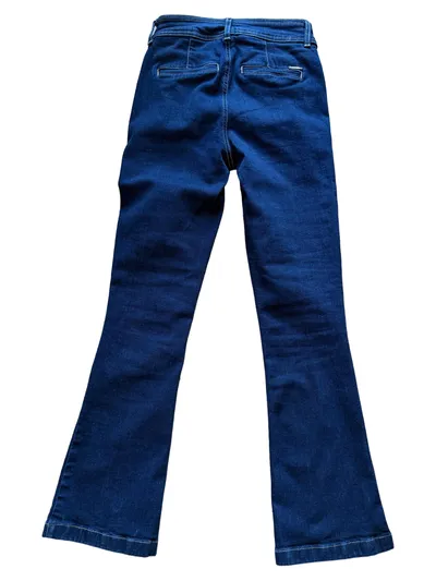 LIU JO Damen Jeans Bootcut W25/34/XS Blau Modisch Applikationen