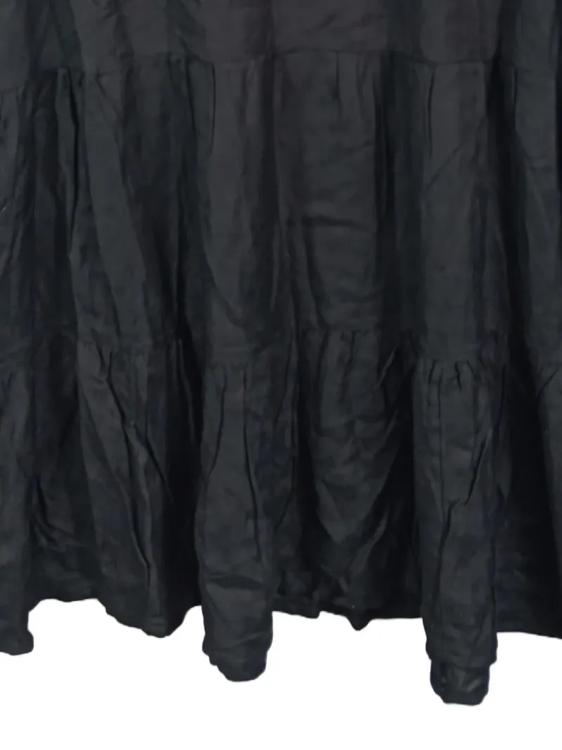 Ernsting's family Damen Freizeitkleid Gr. 40/L Schwarz Feminin Viskose 3