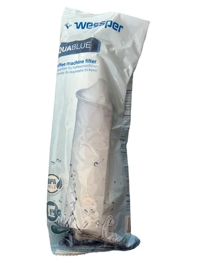 Wessper AQUABLUE Wasserfilter Kartusche BPA frei für Kaffeemaschinen weiß