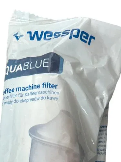 Wessper AQUABLUE Wasserfilter Kartusche BPA frei für Kaffeemaschinen weiß