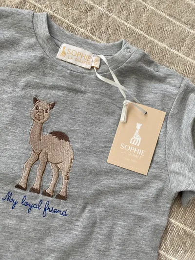 Sophie La Girafe Kinder Twin Set Shirt Hose Gr. 80 (12 Monate) Mehrfarbig