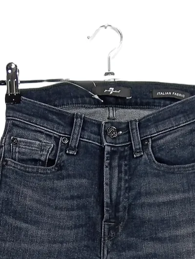 7 For All Mankind Damen Jeans Slim Fit Hose Blau W23