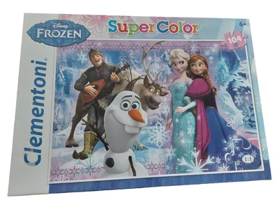Clementoni Disney Frozen Steckpuzzle 104 Teile Elsa Anna Olaf