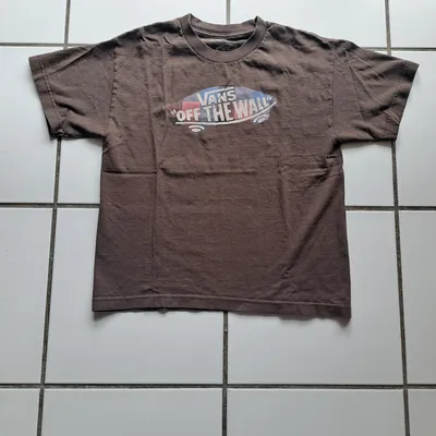 Vans Kinder T-Shirt "Off The Wall" Gr. 50 Braun Casual