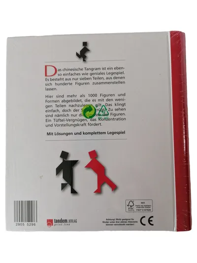 Tangram Daniel Picon Legespiel über 1000 Aufgaben mit Lösungen komplett
