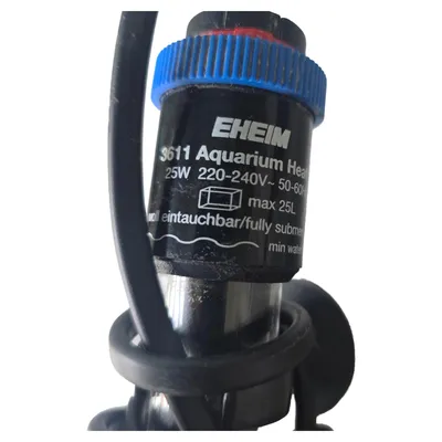 EHEIM Aquarium Heizstab 3611 25W für Aquarien bis 25L Schwarz