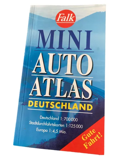 Falk Mini Auto Atlas Deutschland Taschenbuch Reiseatlas detaillierte Karten