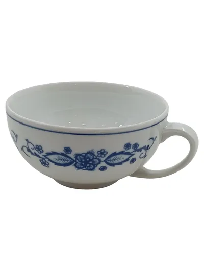 Triptis Porzellan Tasse Zwiebelmuster Blau Weiß Spülmaschinenfest
