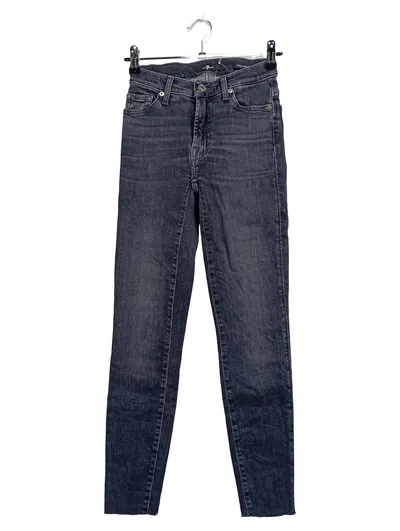 7 For All Mankind Damen Jeans Slim Fit W23 Blau Casual