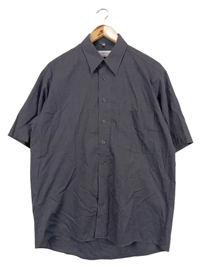 Ahlemeyer Herren Freizeithemd Kurzarm Grau Kariert Gr. 40