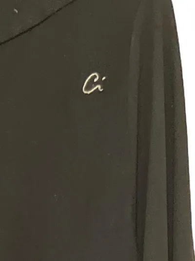 comma Damen Langarmshirt Gr. 36/S Schwarz Casual Shirt