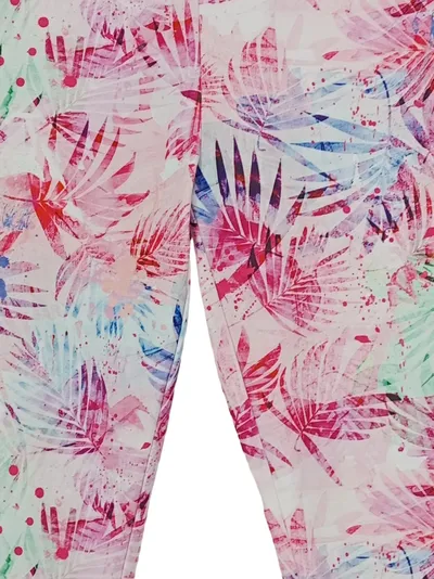 Bench Palmenmuster Leggings Kinder Mehrfarbig Gr. 164 Casual Polyester