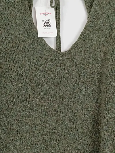 Costes Rebel Damen Pullover Grün Gr. 36/S Casual Langarm