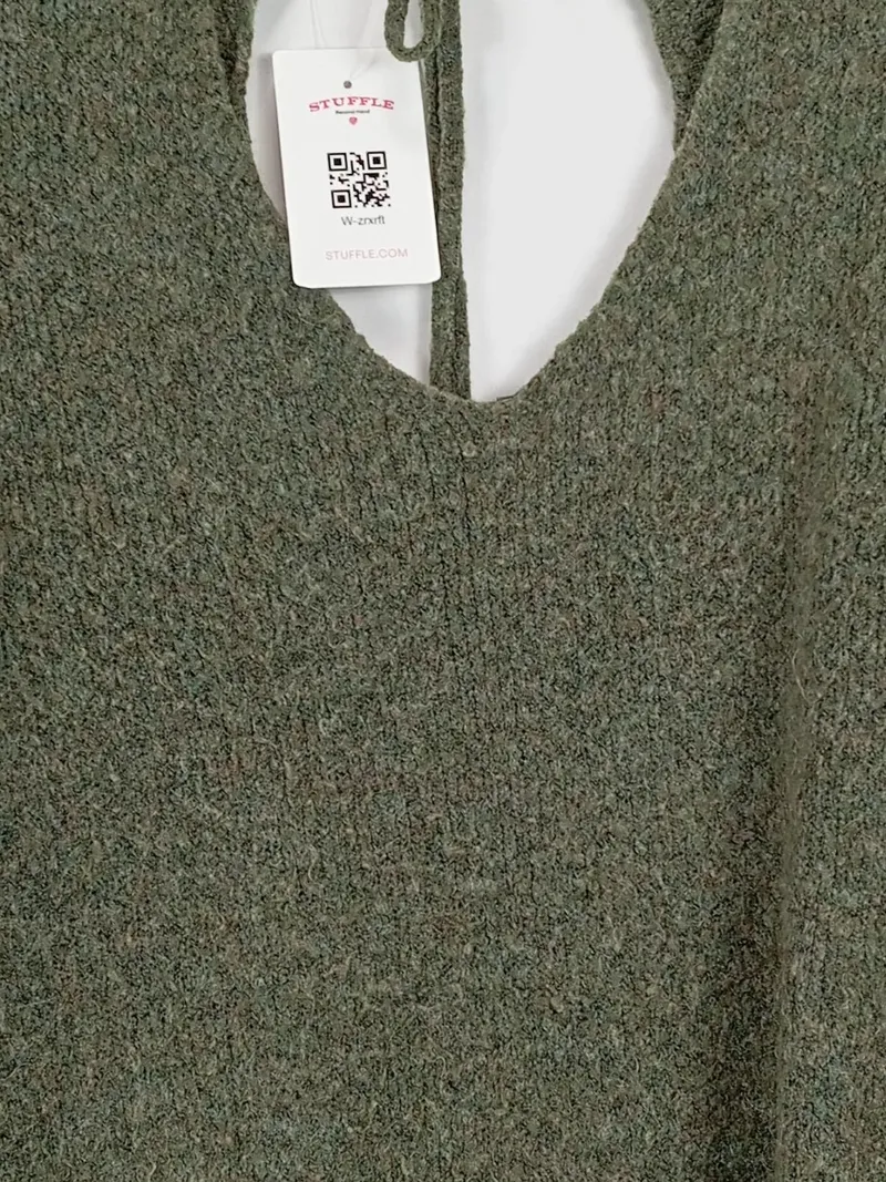 Costes Rebel Damen Pullover Grün Gr. 36/S Casual Langarm 2