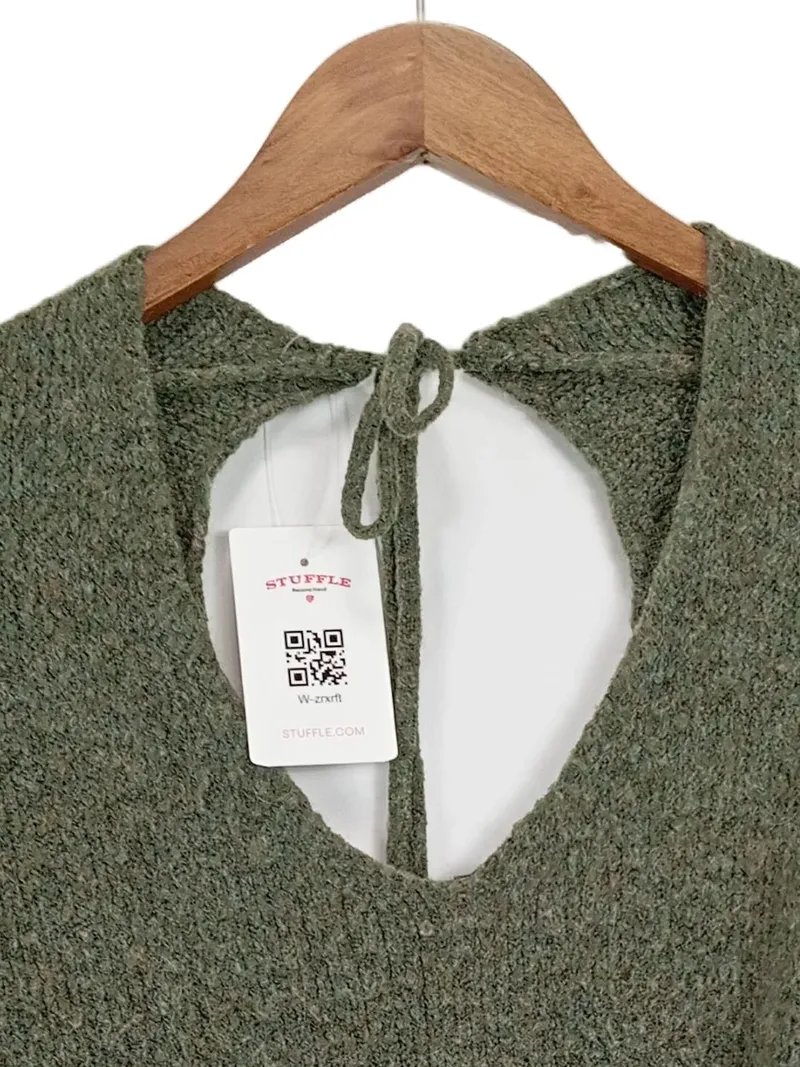 Costes Rebel Damen Pullover Grün Gr. 36/S Casual Langarm 3