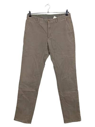 Massimo Dutti Herren Stoffhose Chino Slim Fit Gr. 50/L Beige