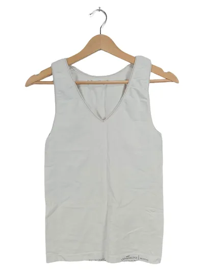 Comazo Active Damen Unterhemd Weiß Gr. L Polyamid Basic Tank Top