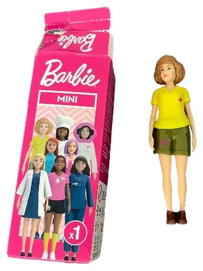 Barbie Mini Figur Sanitäterin Mädchen Spielfigur Mehrfarbig 13cm
