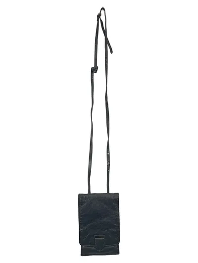 Urbancode Damen Leder Umhängetasche Schwarz Klein Modern Alltag