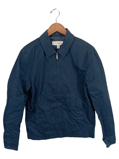 Calvin Klein Jeans Herren Jeansjacke Gr. 46/S Blau Casual Baumwolle