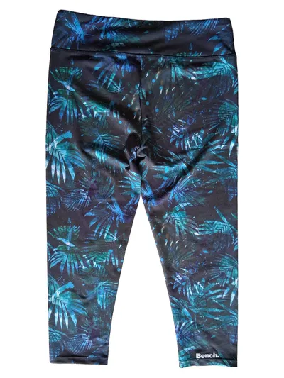 Bench Kinder Leggings 164 Mehrfarbig Blattmuster Casual