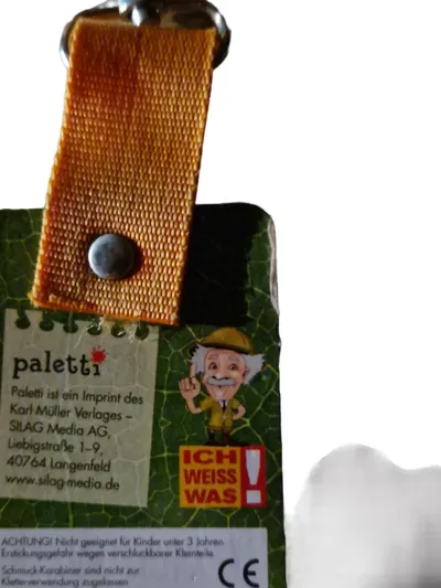 Paletti Schlüsselanhänger Heuschrecke Tiermotiv Grün Kinder 4x8cm