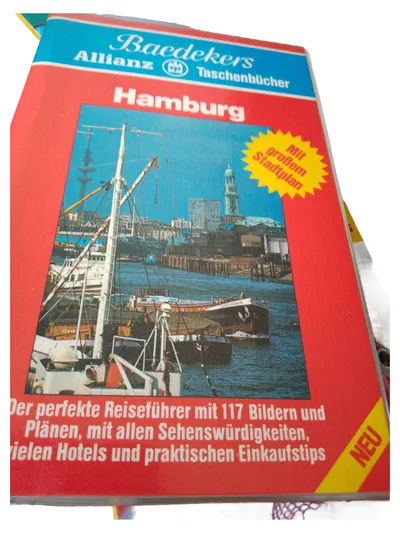Baedeker Reiseführer Hamburg Stadtplan Sehenswürdigkeiten Hotels Einkaufstipps