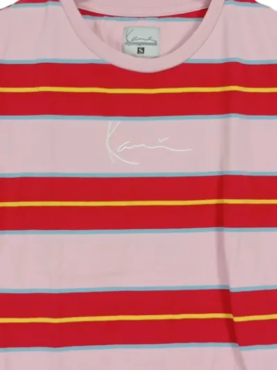Karl Kani Herren T-Shirt gestreift Mehrfarbig Gr. 46/S Streetwear