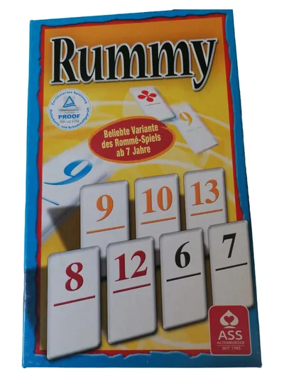 ASS Altenburger Rummy Kartenspiel Rommé Variante ab 7 Jahre für 2 Spieler