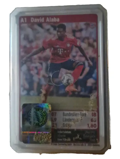 FC Bayern München Quartett 18/19 Kartenspiel Fußball David Alaba