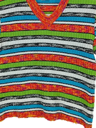 BOYCO Kinder Pullover Gr. 128 Mehrfarbig Gestreift Kurzarm