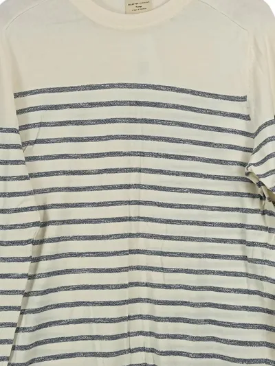 SELECTED HOMME Herren Pullover gestreift Mehrfarbig Baumwolle Gr. L